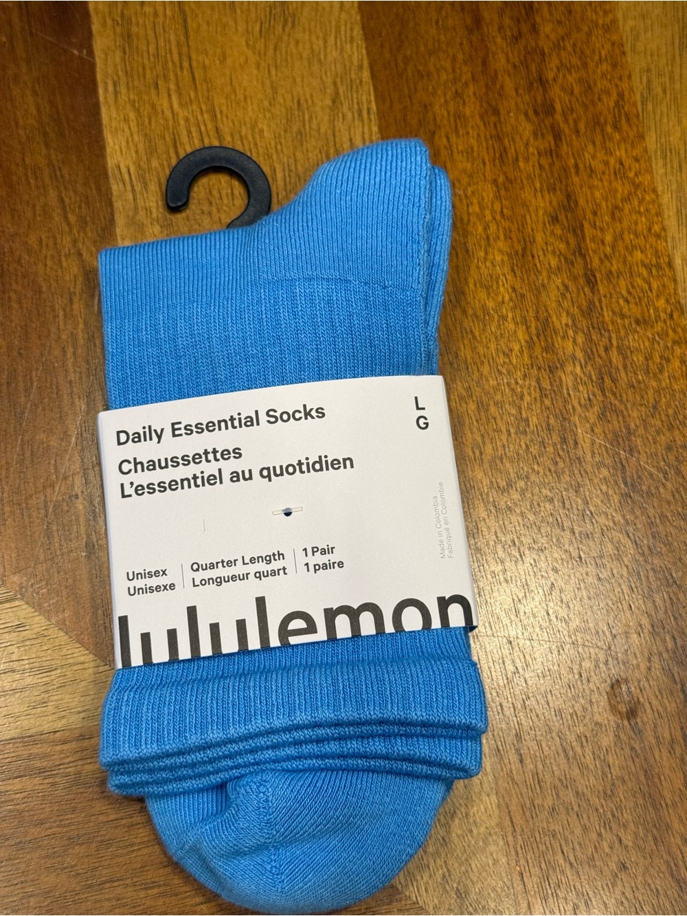 Lululemon Daily Essential Quarter Socks - unisex Large new